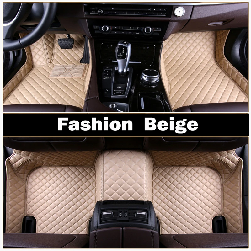 

Custom car car floor mats for Honda City Greiz Crosstour Avancier Waterproof leather Anti-slip carpet