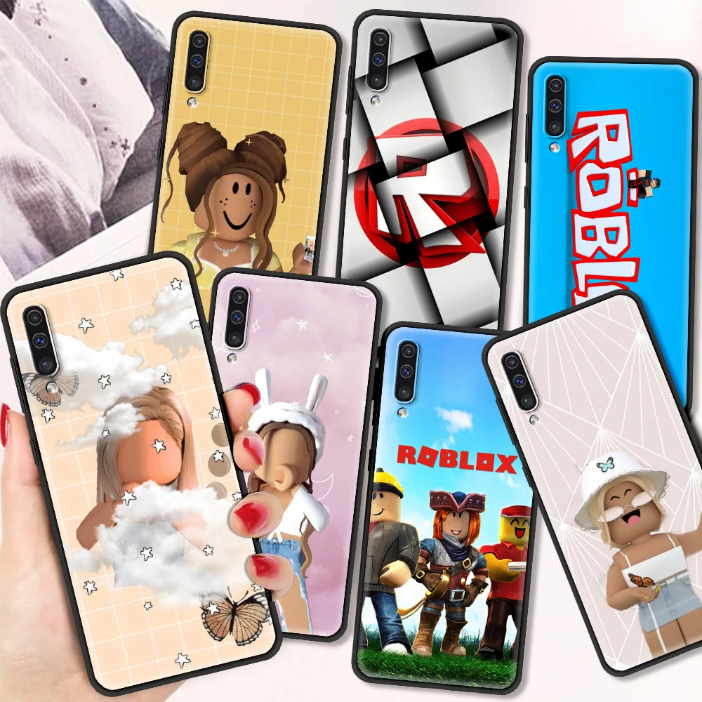 Горячая Robloxes игра противоударный чехол для Samsung Galaxy A21S A50 A70 A51 A71 роскошный мягкий