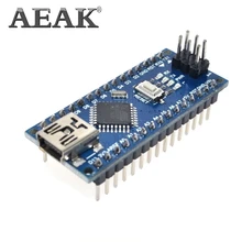 AEAK NANO 3,0 контроллер совместимый с arduino NANO CH340 turno USB контроллер кабель ninguna V3.0 NANO