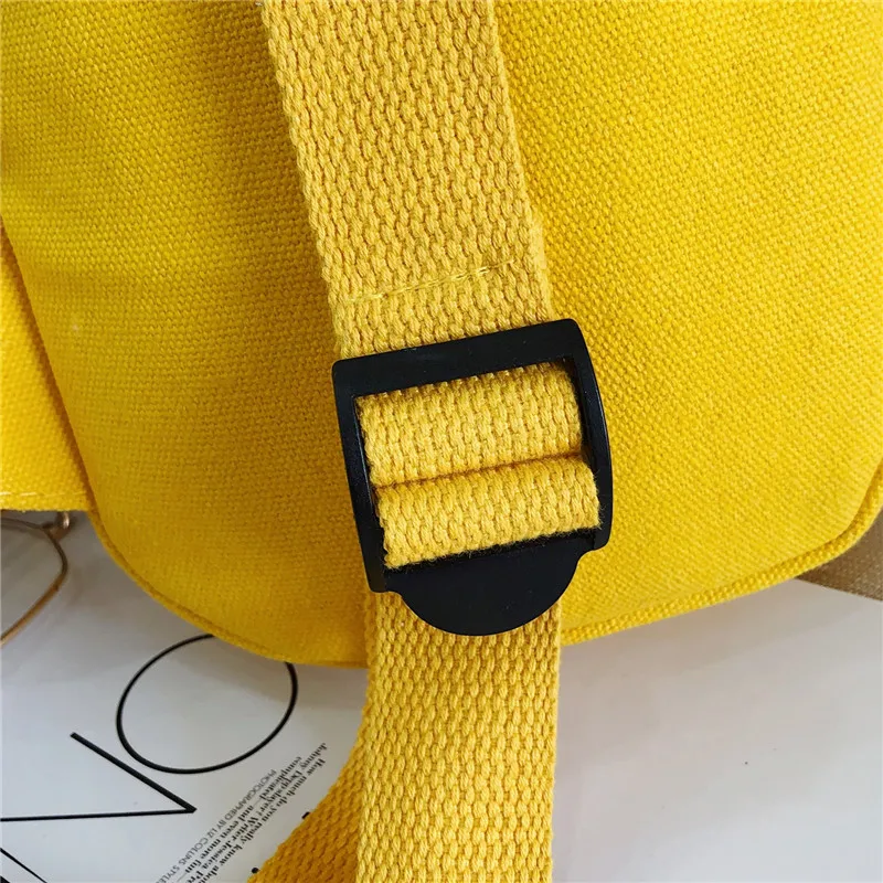 

Bag Women's 2019 Summer New Style inflooring wang Red Duck Canvas Chest Bag Cartoon Funny Wallet Shoulder Bag