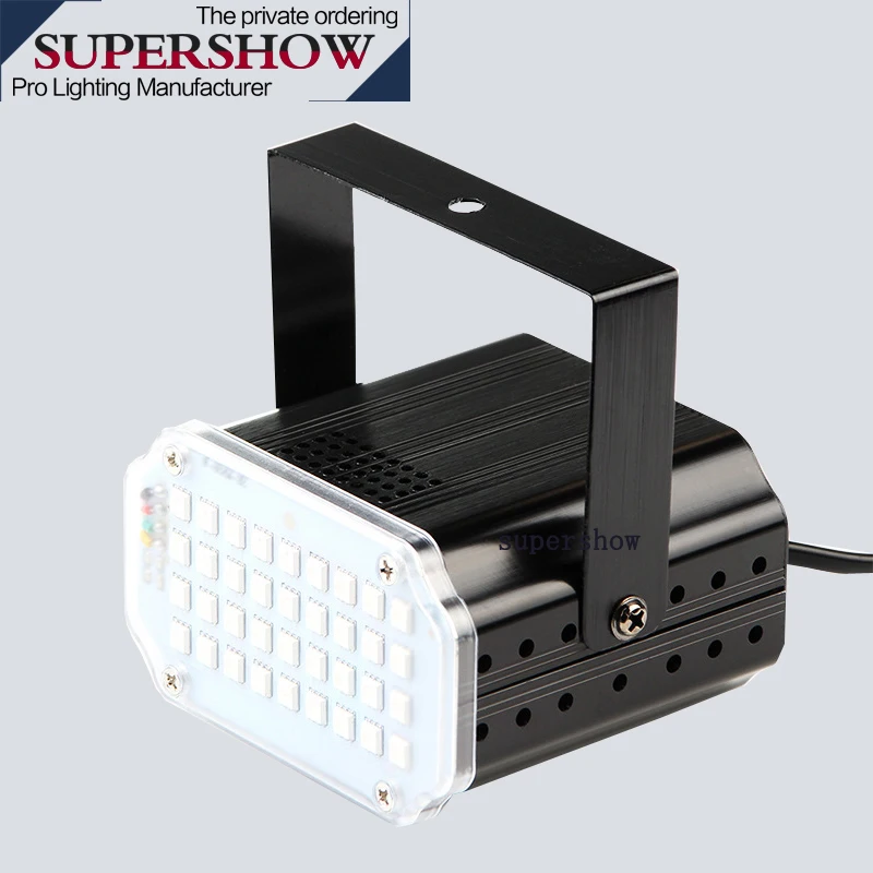 Диско Профессиональный светильник s 36 светодиодный Dj Strobe Flash Light ing номер RGB 3in1