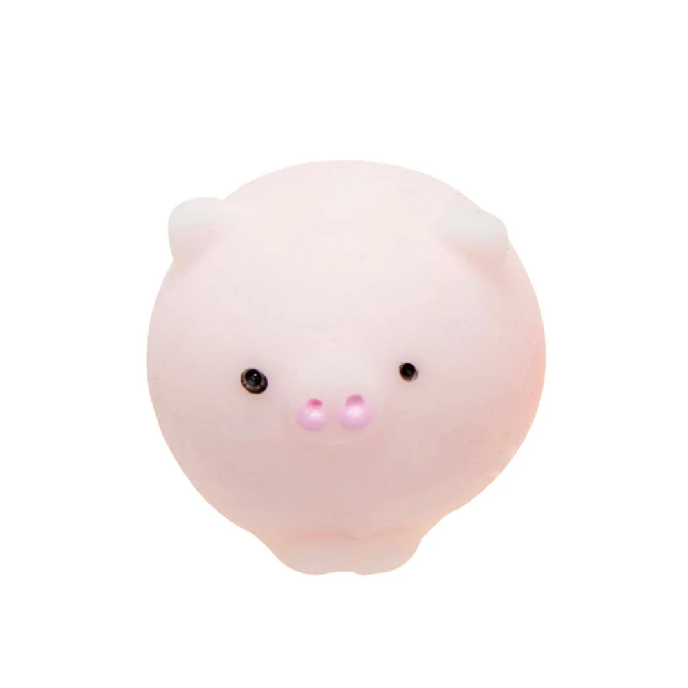 Pig Ball Squishy Slow Rising Kawaii Mini Mochi Bunny Phone Strap Squeeze Stretchy Cute Toy Gift Hand Grips Muscle Power Training