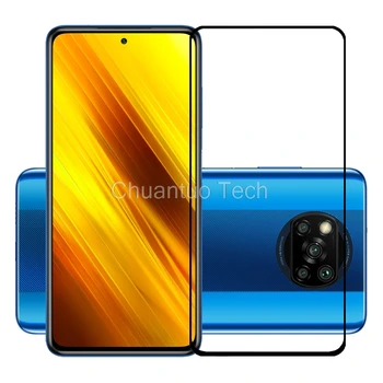 

30 Pcs/Lot 9H Premium Tempered Glass for Xiaomi Poco X3 NFC Full Coverage Screen Protector Protective Film for Poco X3 NFC