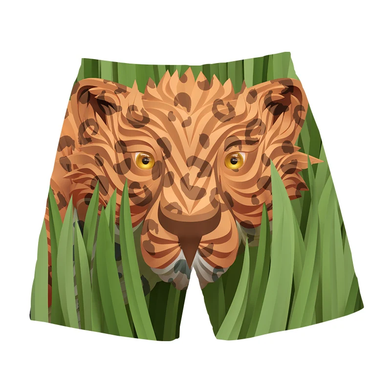 New Male Summer Wolf Shorts Men Animal Casual Short Pants Cargo Black Beach 3d Printed Shorts Gothic Fitness Mens Shorts