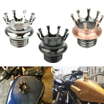 

Motorcycle Fuel Oil Tank Cap Auto Cylinder Aluminum Fuel Gas Tank For Harley Athlete XL883 Road King Softail Dyna Replacement