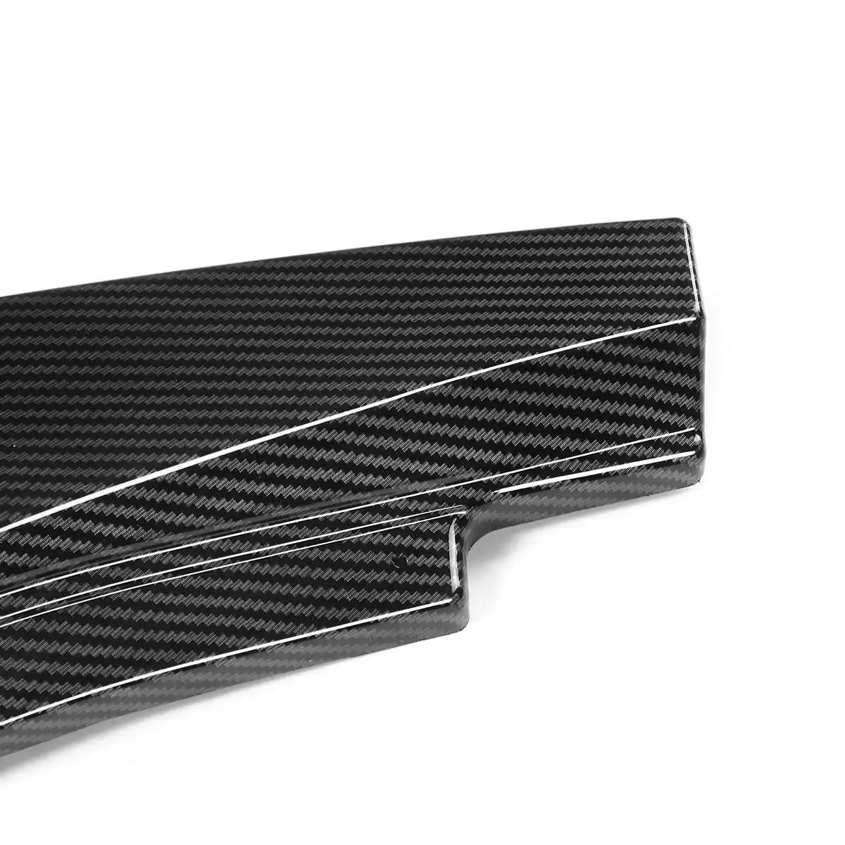 Внешний вид из углеродного волокна, 3 шт., разветвитель переднего бампера для автомобиля, диффузор для губ, спойлер, защитный чехол, обшивка кузова, комплект для VW Golf MK6 GTI 2010-2013