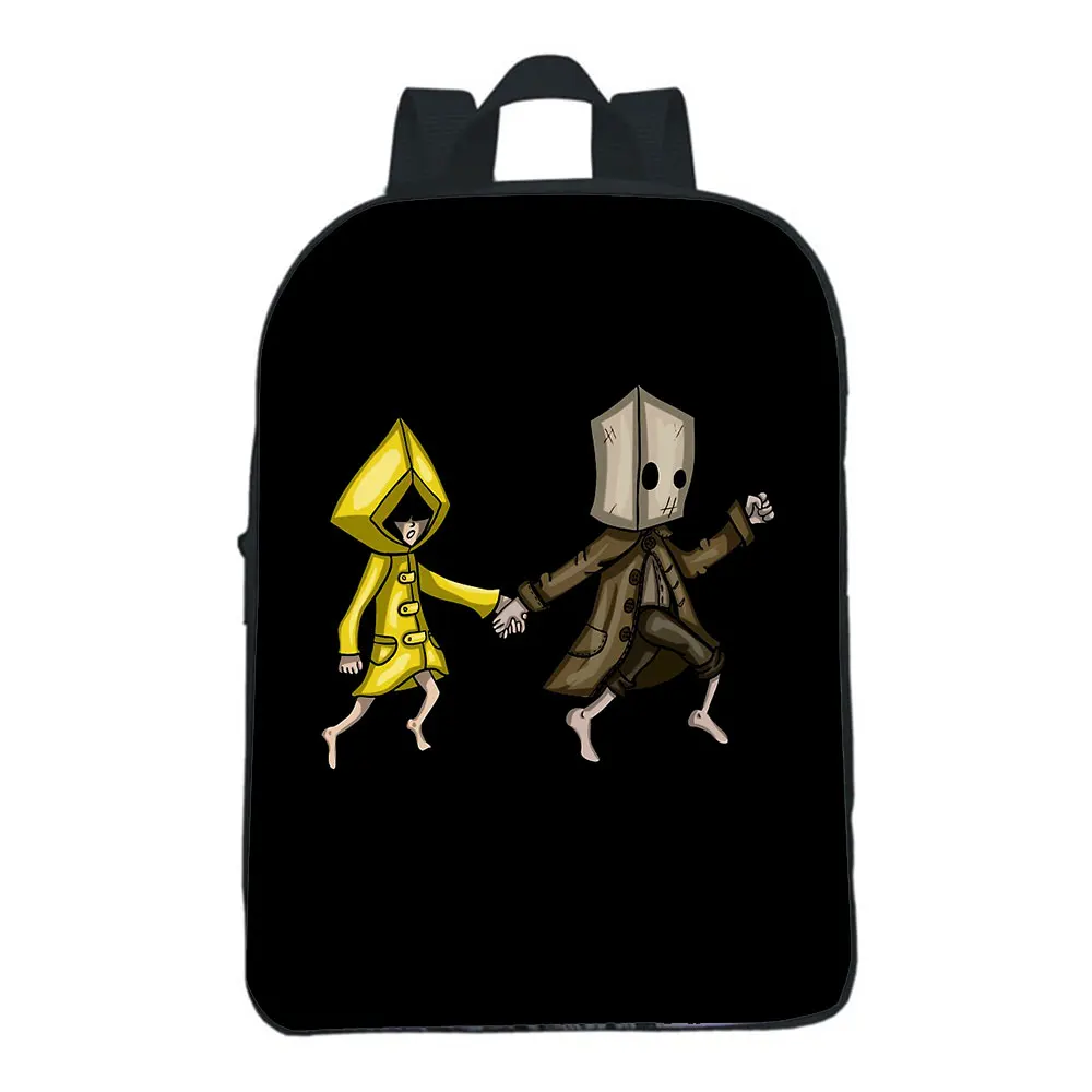 Kids Little Nightmares 2 Kindergarten Backpack Boys Girls Mochila Toddler Cartoon Game Knapsack Baby Children Toddler Rucksack
