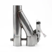 Модифицированный Автомобильный Электрический Выпускной клапан, двойной клапан с регулируемым пультом дистанционного управления, новая Y труба выхлопной трубы