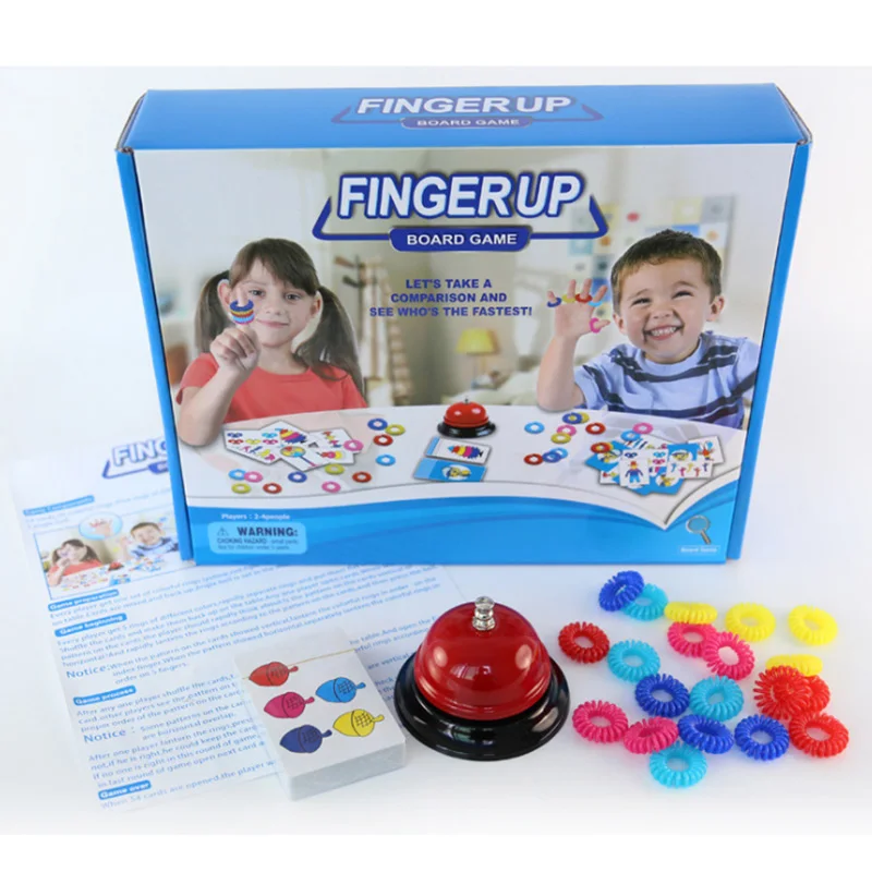Настольная игра FINGERUP для родителей и детей, игра для детей, обучающая игра на английском языке