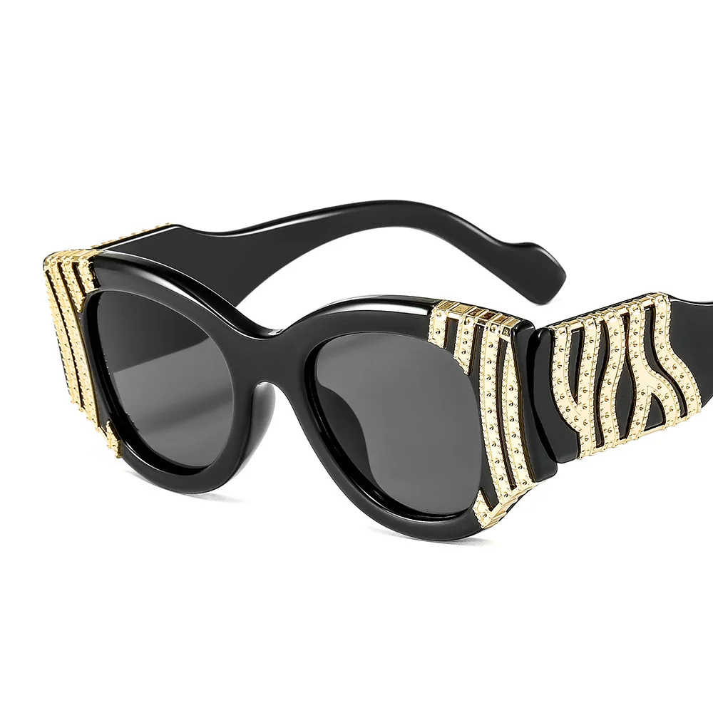 2021 New Fashion Brand Square Sunglasses For Women Vintage Oversized Graident Cat Eye Sun Glasses Female Black Leopard Men Shade big sunglasses for women