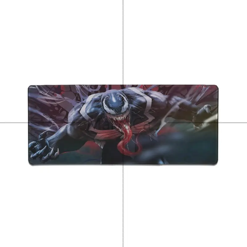 Maiyaca Marvel Venom резиновый коврик для мыши большой игровой коврик для мыши Коврик для мыши для ноутбука клавиатура скоростной коврик для стола коврик - Цвет: Lock Edge 30x80cm