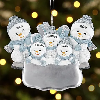 

40# Personalized Christmas Ornament For 2020 Christmas Hanging Ornaments Family Decorations Gift navidad новый год Dropshipping