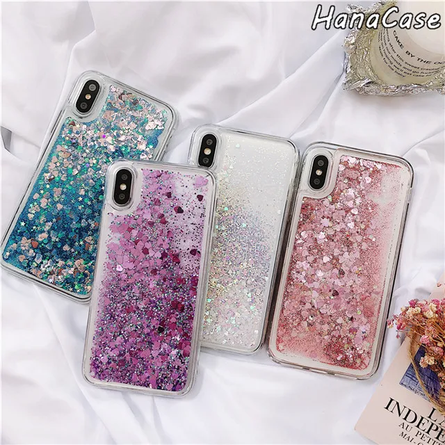 Чехол с жидким блеском и зыбучим песком для Huawei P30 P20 Mate 30 20 10 Lite Pro Plus Honor V10 V20 8X 8C 8S 9X