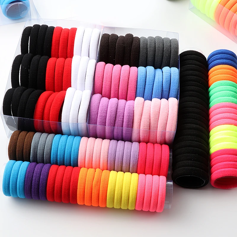 30/66pcs Girls Rubber Band Elastic Hair Bands For Ponytail Headband Hair Ties Headwear Scrunchies Hairband Hair Accessories sharkbang domi series 12pcs 24pcs 66pcs full set deco stickers korean kpop cool girls journal sticker diy posticards suppliers