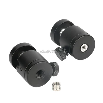 

360 Degree Camera Tripod Ball Head 1/4" Screw Mount Bracket for DSLR Camera