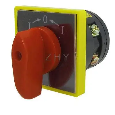 

10A 3KW ON/OFF/ON Position Momentary Change Over Rotary Cam Switch