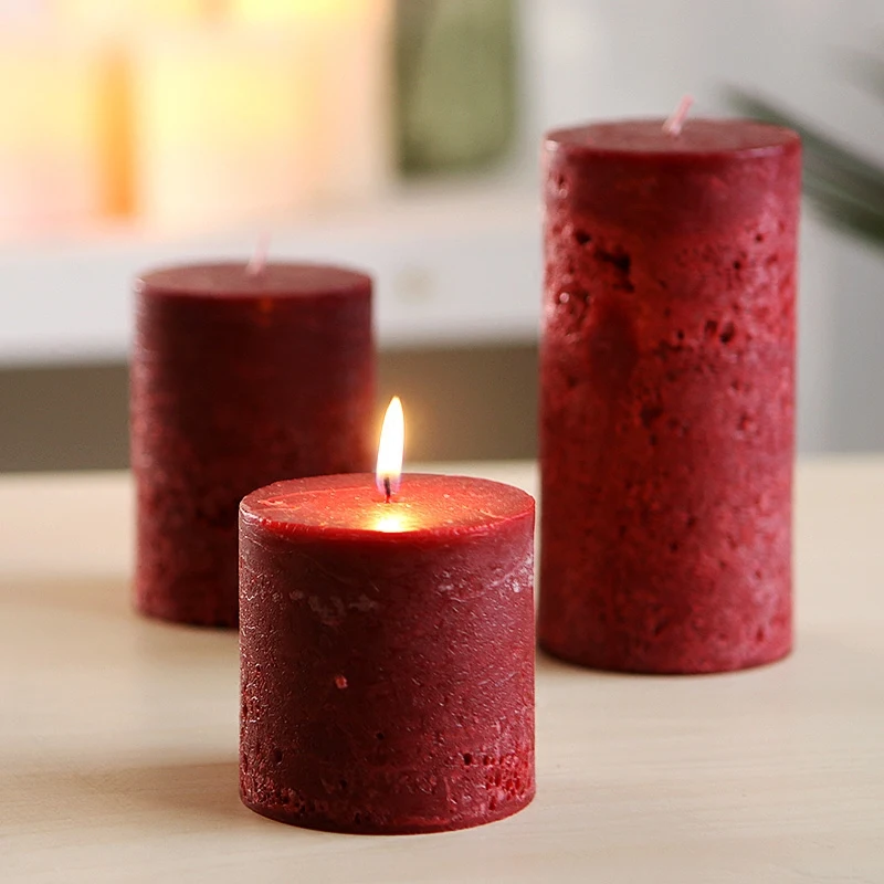 

Candle Red Candle Wicks Valentine's Day Creative Home Decoration Christmas Candles Candle Making Pillar General Candle 50ZT004