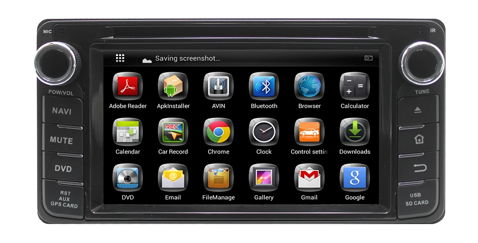 Clearance Marubox KD-6220 Universal 6.2" Car Multimedia Player for Toyota, Daihatsu 200x100mm GPS Navigation Stereo Radio, DVD 2