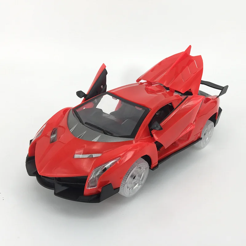 

New Style 1: 18 Electric Universal Car Automatic Presentation 3-door Children Light Music Toy
