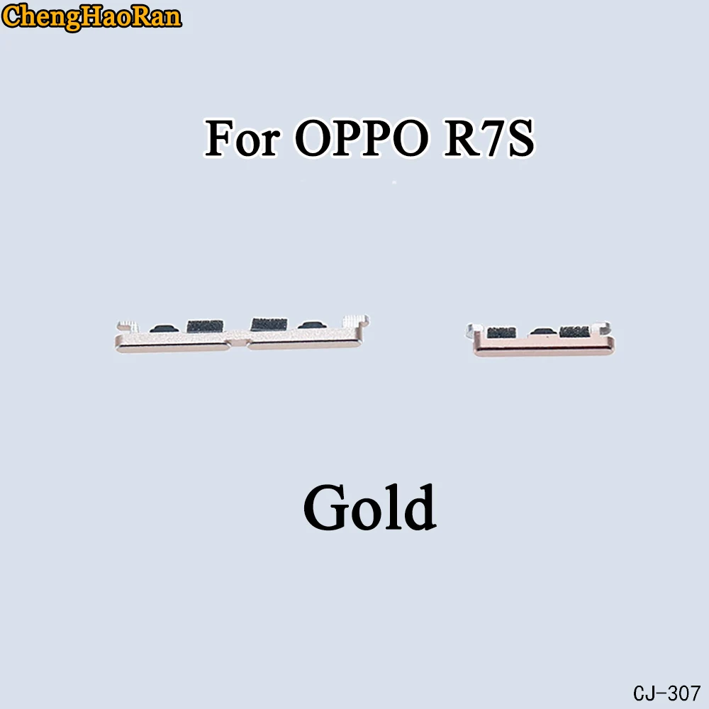 ChengHaoRan 1 комплект для OPPO R7 R7S R7 Plus R3 7007 набор боковых кнопок Кнопка питания+ переключатель громкости Кнопка Набор деталей