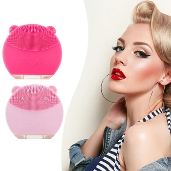 

USB Charging Pores Brush Facial Deep Cleaning Electric Face Washing Instrument Face Scrub Washing Brush Makeup Tool