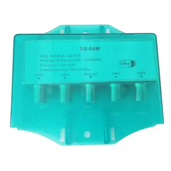 

DiSEqC Switch 4/1 HDTV Switch Sat Distributor with Waterproof Housing