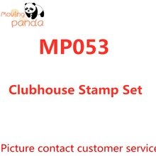 MovingPanda MP053 Clubhouse металлические режущие штампы и штампы для скрапбукинга Новинка трафарет для высечки