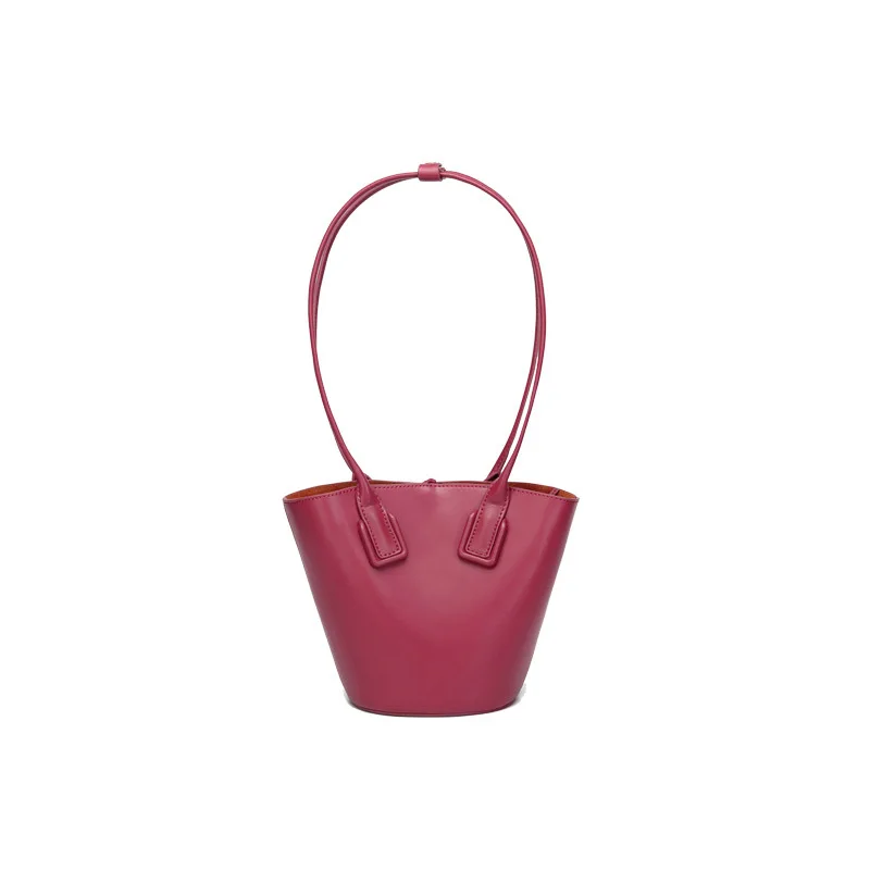 

Female bag leather female bag wings bag European and American style solid color cabbage blue cow leather ladies shoulder bag