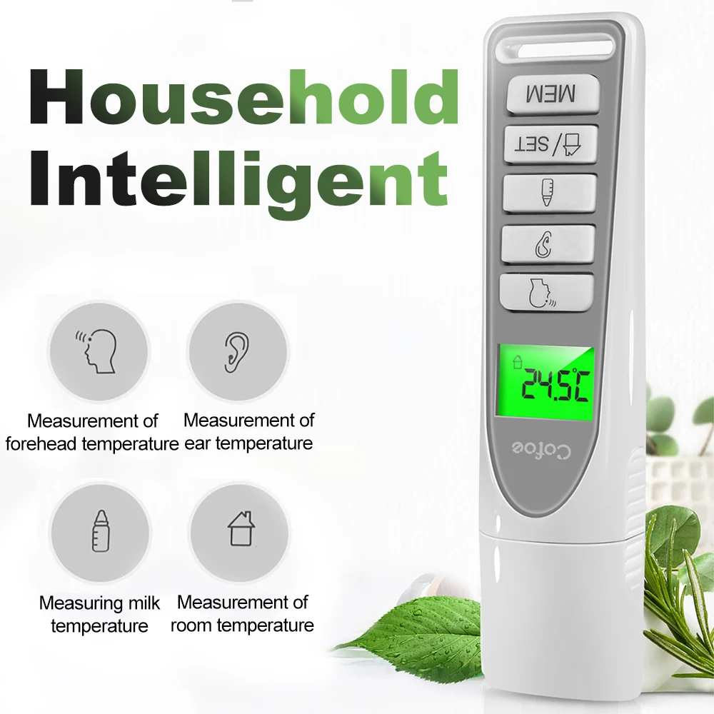 

Cofoe 2 in 1 body thermometer digital thermometer Ear forehead thermometers with remote sensor electronic thermometer