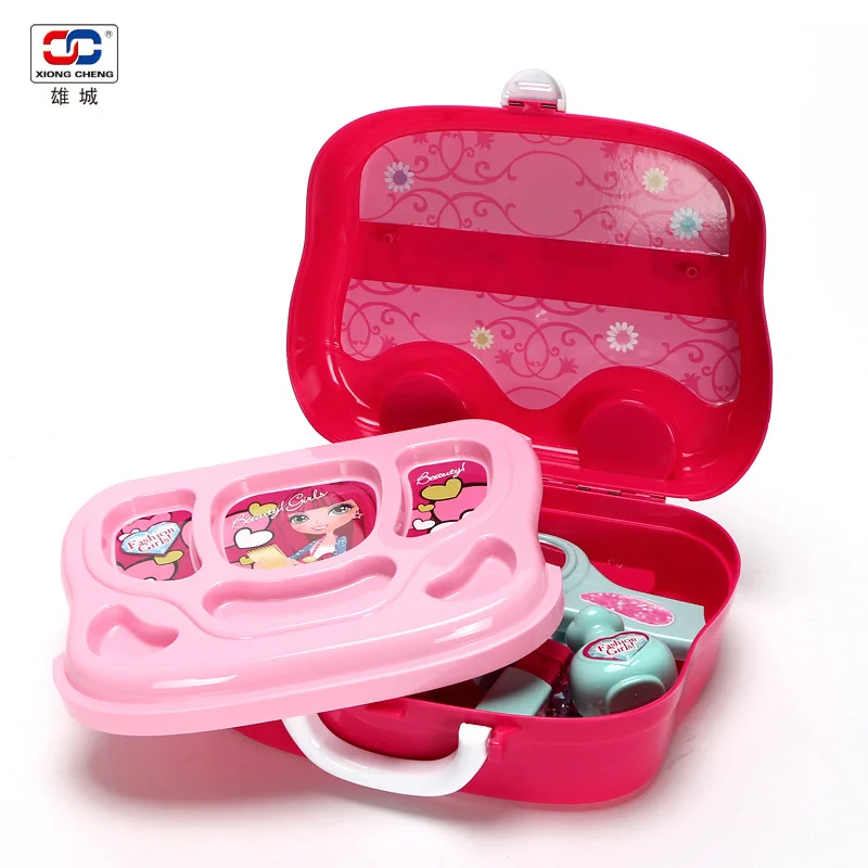 Детская принцесса макияж автомобиль коробка девушки игровой дом развивающие игрушки подарок на день рождения xiong cheng Xc720a