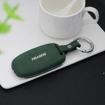 

3 Button Soft Suede Leather Car Remote Key Fob Cover Case For Audi A1 A2 A3 A4 A5 A6 A7 A8 2009 2010 2011 2012 2013 2014 2015