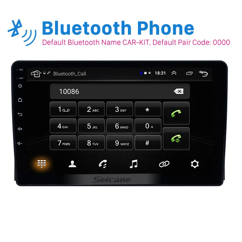 

Seicane Android 9.1 car GPS Radio 9 inch Multimedia Player for Ford Focus 2005 2006 2007 2008 WIFI USB support DVR Carplay TPMS