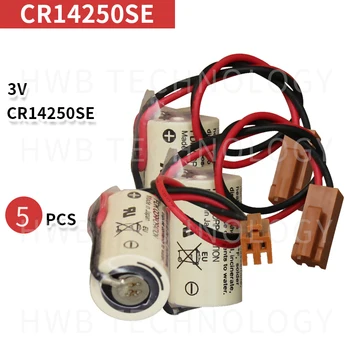 

5pack New Genuine Sanyo CR14250SE 3V 950mAh PLC Li-ion Battery Batteries With Plug Made in Japan Free Shipping