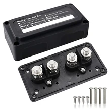 Boîte de jonction électrique, borne de batterie, poteau de goujon, bloc de barre de Bus robuste de 3/8 pouces pour voiture camion bateau Rv