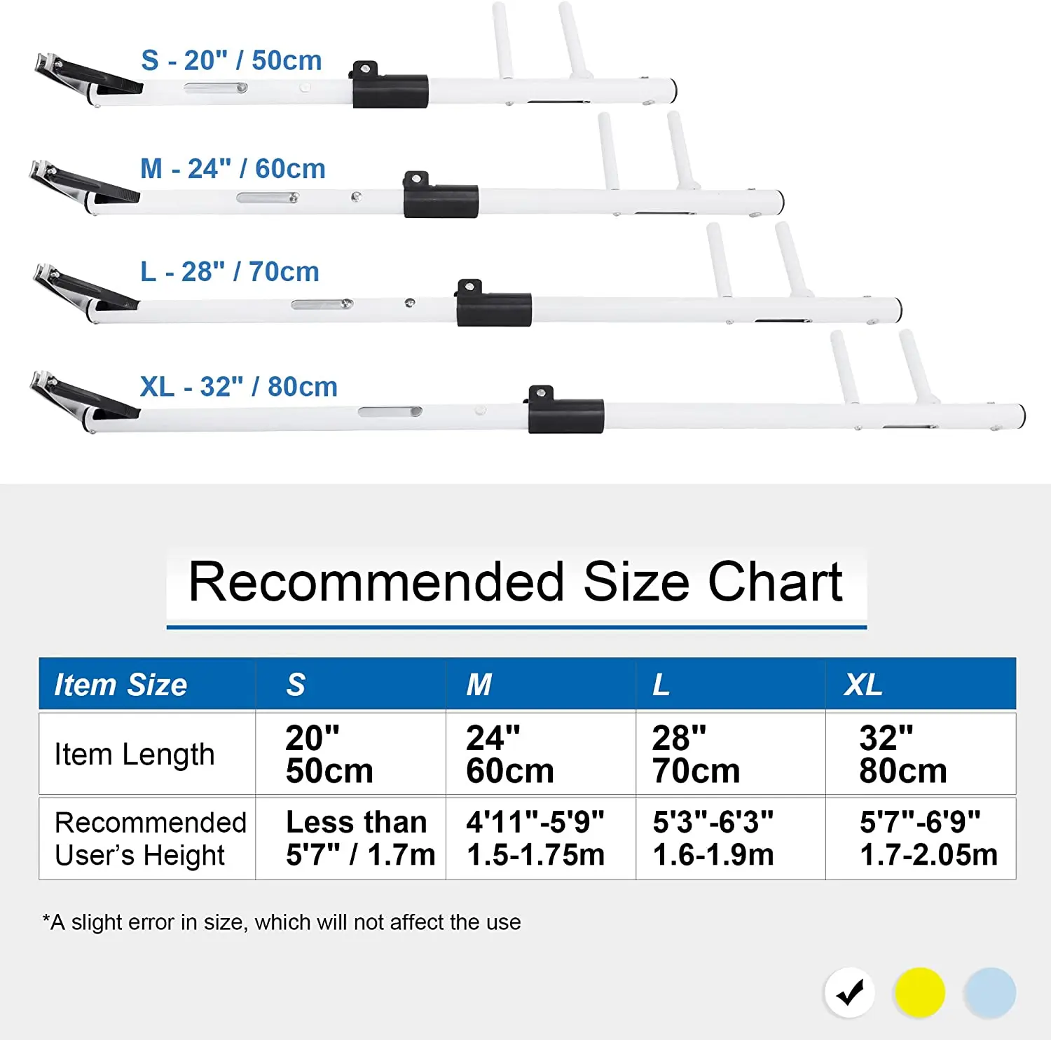 Long Handled Toenail Clippers for Unreachable Toenails, 4mmBig