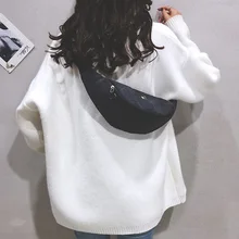 Холщовая женская сумка на талию наружная сумка для бега поясная сумка женская сумка на пояс банановые сумки одноцветная Сумочка карман