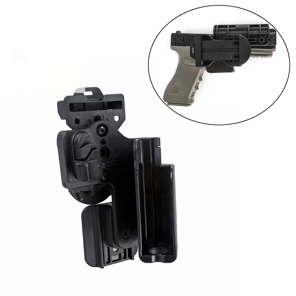 

TOtrait Tactical OWB Gun Case Level3 Carry Quick Police Holster Right Hand Military Army Gun Holster Fit For Glock 17/19