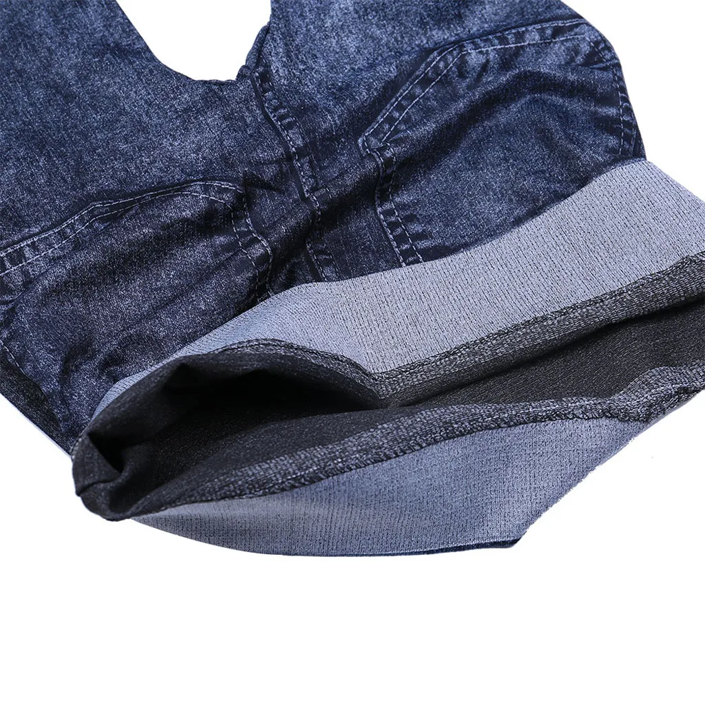 Осень зима женские джинсовые узкие брюки стрейч поддельные передний карман Высокая талия Промытые Синие черные тонкие эластичные женские джинсы d