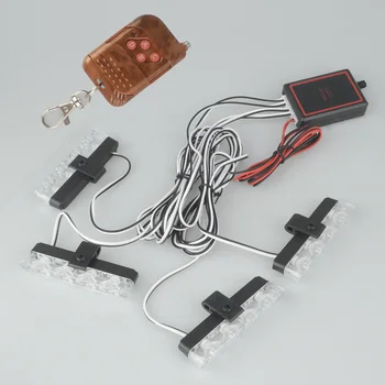 

Accessories LED Flash Light With Wireless Remote Parts Motorcycles White