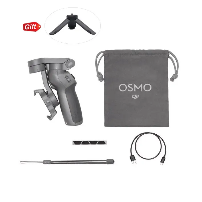 Складной DJI Osmo Mobile 3 Combo стабилизатор 3-осевой ручной карданный стабилизатор для смартфонов Gopro camera Phones Xs для телефона 8