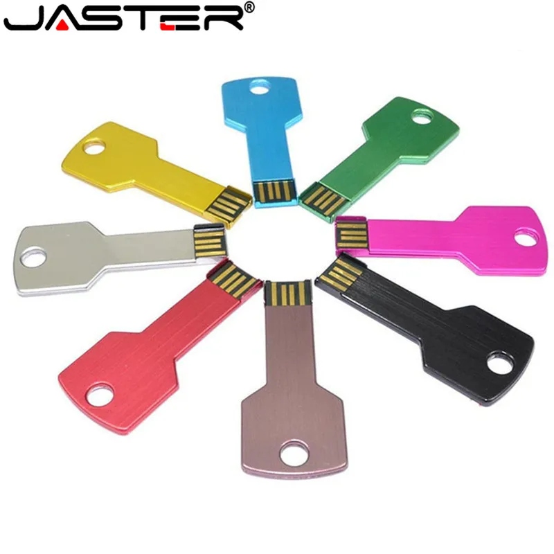 USB флеш накопитель JASTER с логотипом 4 ГБ 8 16 32 64 ГБ|memory stick|16gb pen drivekey shape usb |