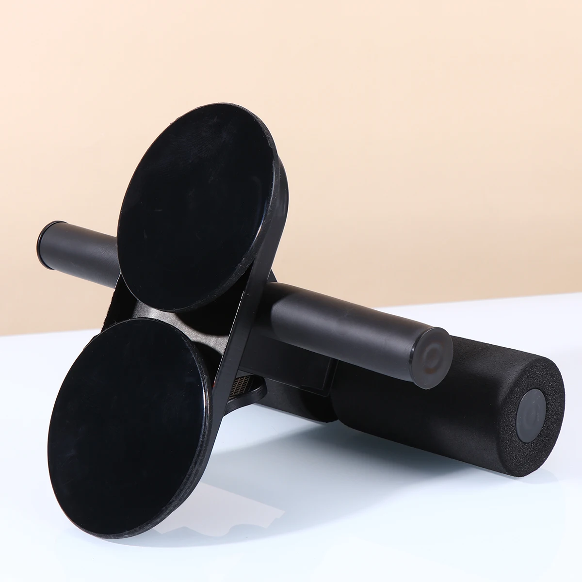 InnovaGoods – Barre à Abdominaux Ventouse – Fixation Sécurisée, Poignées – Noir