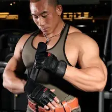 В паре, удлиненный чехол Jian, спортивный, здоровый, красивый, полпальца, тренировочный аппарат, противоскользящие перчатки, Спортивная посуда 101