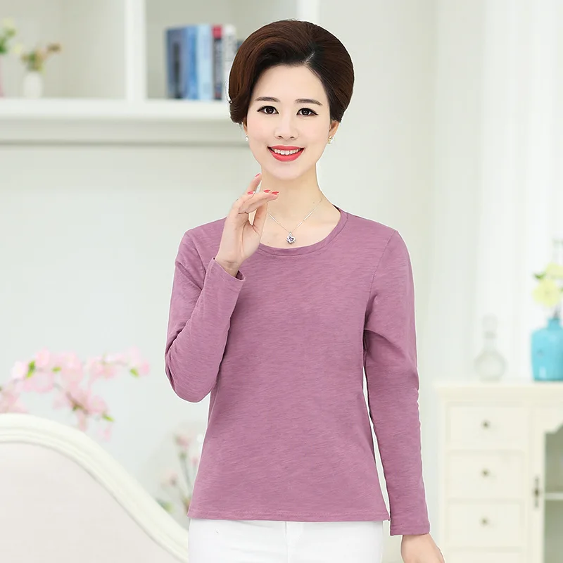 

Middle Aged And Elderly People Women's Dress Spring Clothing New Style Tops Extra-large Middle-aged Women Dress 100% Cotton Long