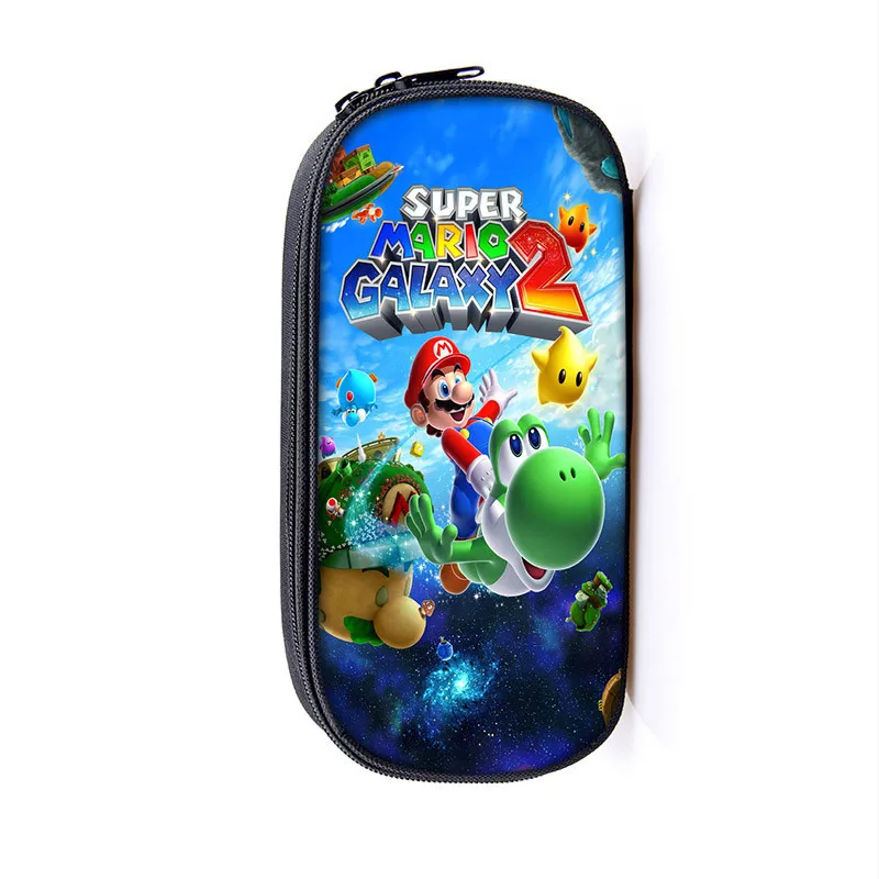 Чехол-карандаш Super Mario, Соник, коробка для макияжа, школьные сумки для девочек-подростков, аниме, Детская сумка-карандаш, канцелярские принадлежности на молнии, принадлежности