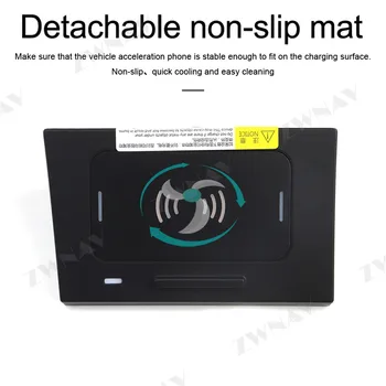 

QI Car Intelligent fast wireless charger for HYUNDAI Elantra 2018 Intelligent Infrared Fast Wireless Charging Car Phone Holder