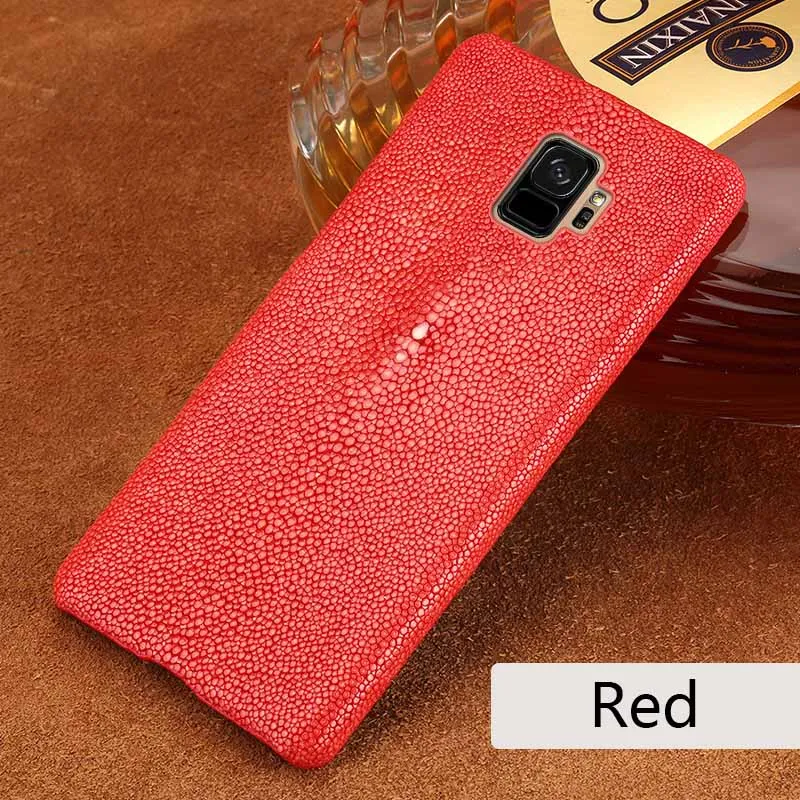 Роскошный чехол для samsung Galaxy S6 S7edge S8 S9 S10 плюс A30 A50 A70 с жемчужными рыбьей чешуи для Note 8, 9, 10, A5 A7 A8 J5 чехол - Цвет: Red