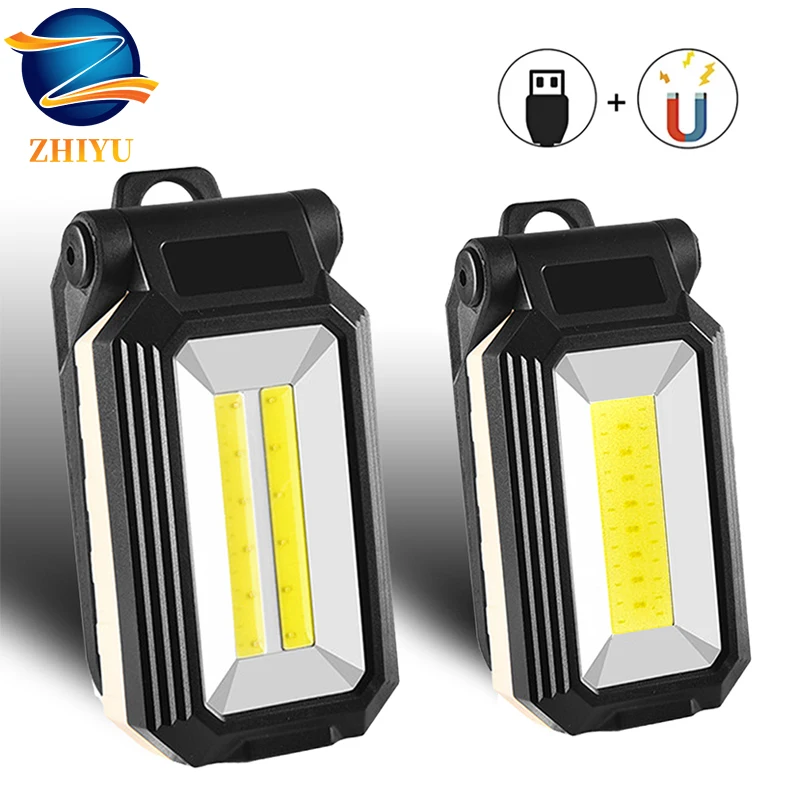 Светодиодный Рабочий фонарь многофункциональная USB-зарядка с дисплеем мощности