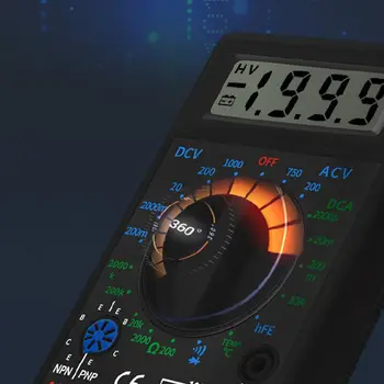 

DT838 Digital Multimeter Tester AC/DC Voltage Current Resistance Temp Test Meter 83XA