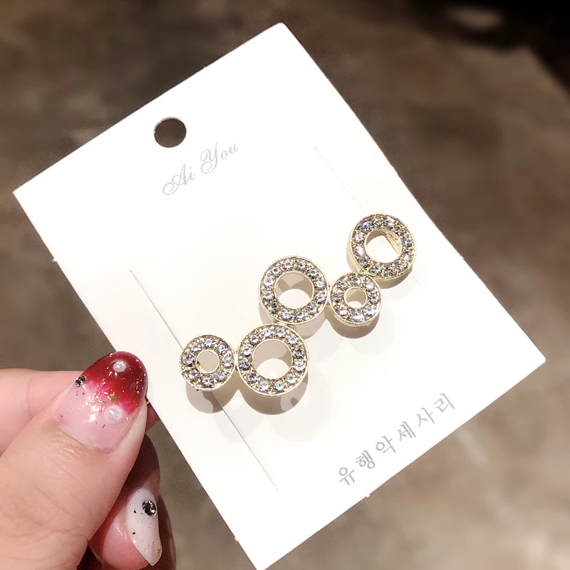 30 New Women Elegant Geometric Pearl Rhinestone Hair Clip For Girls Sweet Hairpin Headbands Barrettes Kids Fashion Hair Accessories - Цвет: 30